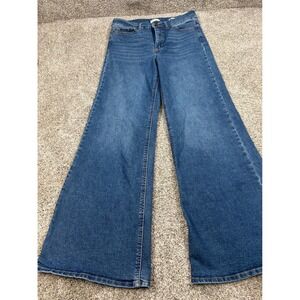 Sofia Jeans by Sofia Vergara Margot Wide Leg Medium Wash Denim Size 10 #0939